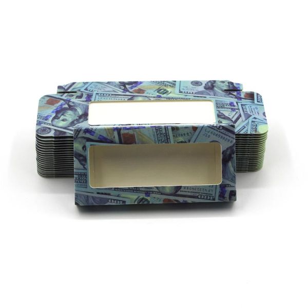 damepapil rectangle shape butterfly lash boxes packaging for mink lashes paper material wholesale eyelashes box case empty